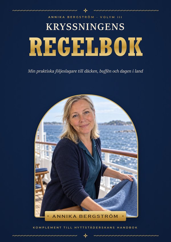 Kryssningens regelbok omslaget till miniboken